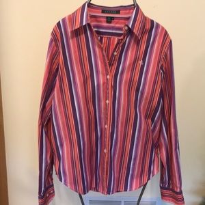 Ralph Lauren burton down blouse